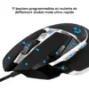 Logitech G502 HERO High Performance Wired Gaming Mouse, HERO 16K Sensor, 16000 PPP, RGB, Adjustable Weight PC/Mac