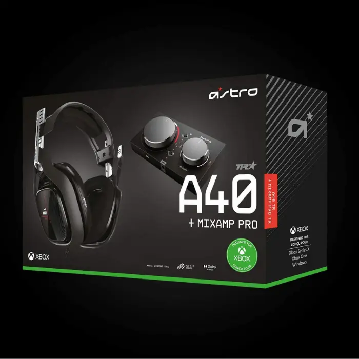 ASTRO Gaming A40 TR 4th Generation+MixAmp Pro TR Compatible with Xbox Series X|S, Xbox One, PC, Mac