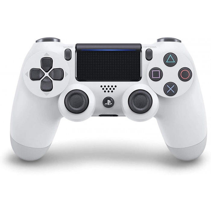 Manette Sony DualShock 4 Noire et Blanche V2 (PS4) Maroc