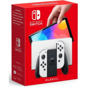 Nintendo Switch (OLED) With white Joy-Con controllers