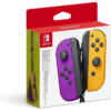 Pair of Joy-Con Controller Left Purple Neon/Right Orange Neon