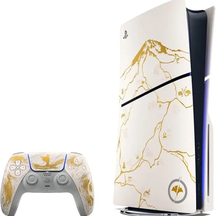 Pack PlayStation 5 Ghost of Yotei Maroc Édition Limitée Dorée: la console collector inspirée du kintsugi japonais